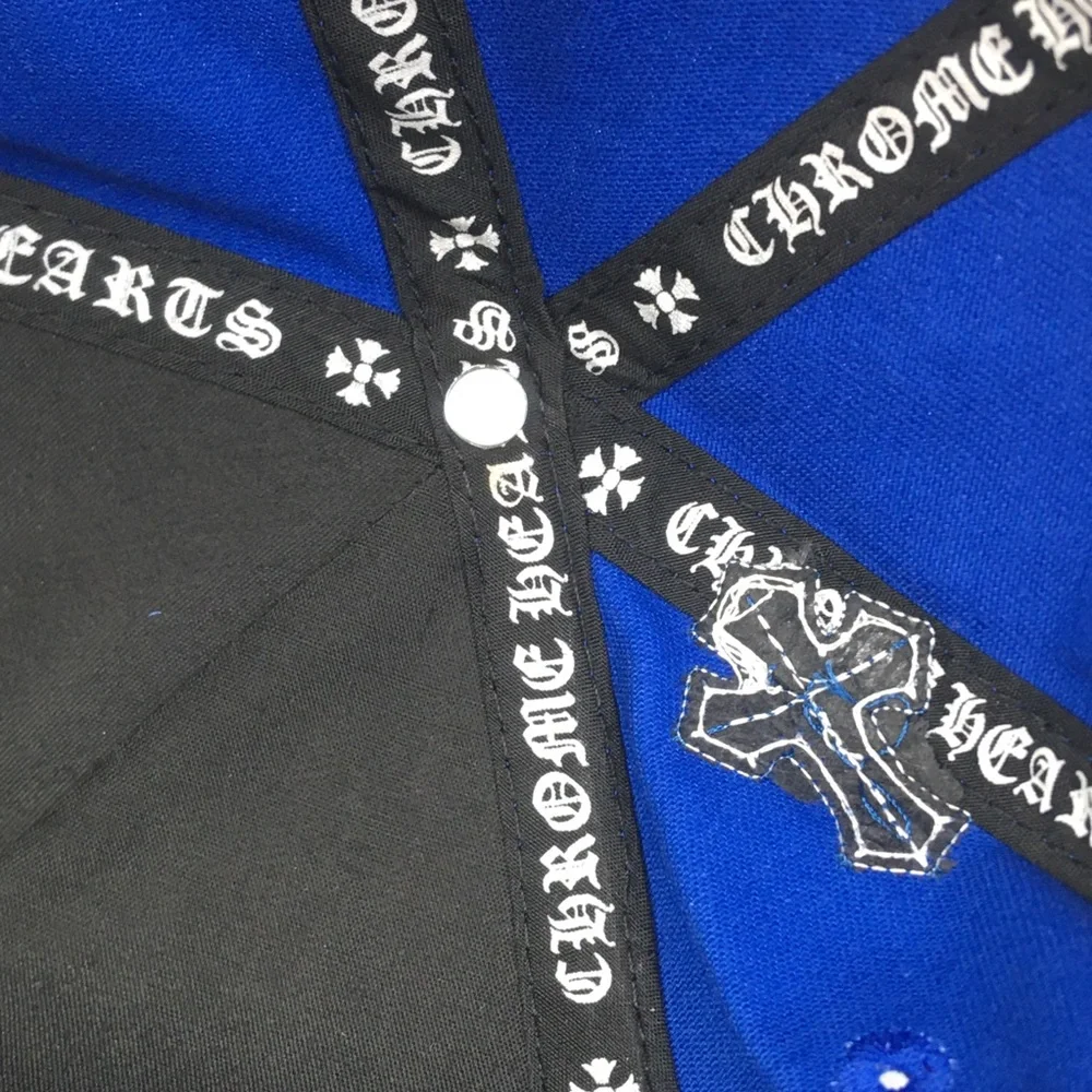 Chrome Hearts Blue and White Hat - Picture 8 of 11
